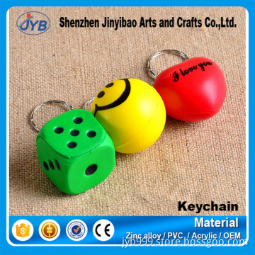 cute products various designs soft plastic anti stress press toys keyring